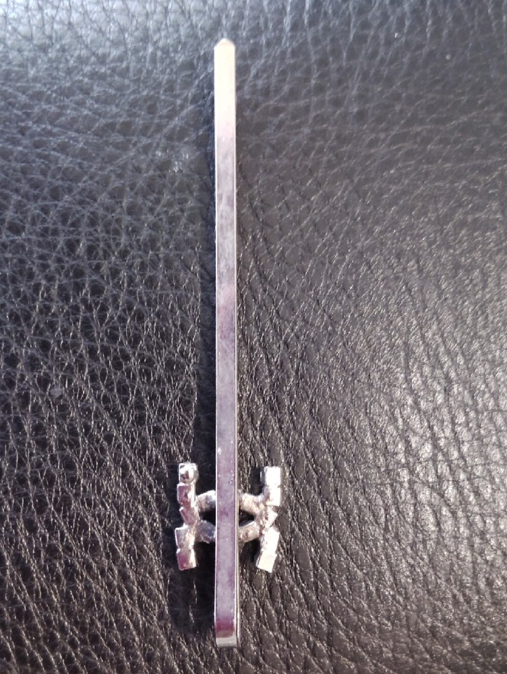 CHANEL Silver Rhinestone 'CC' Hair Pin - Picture 3 of 5